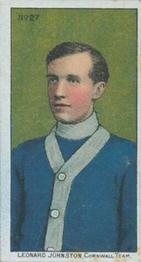 1910 Imperial Tobacco Lacrosse Leading Players (C59) #27 Leonard Johnston Front